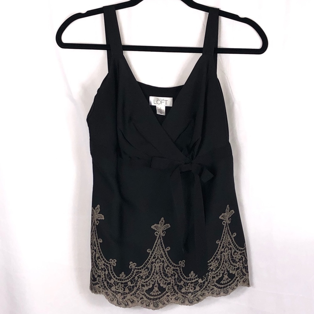 Loft | Faux Lace Top